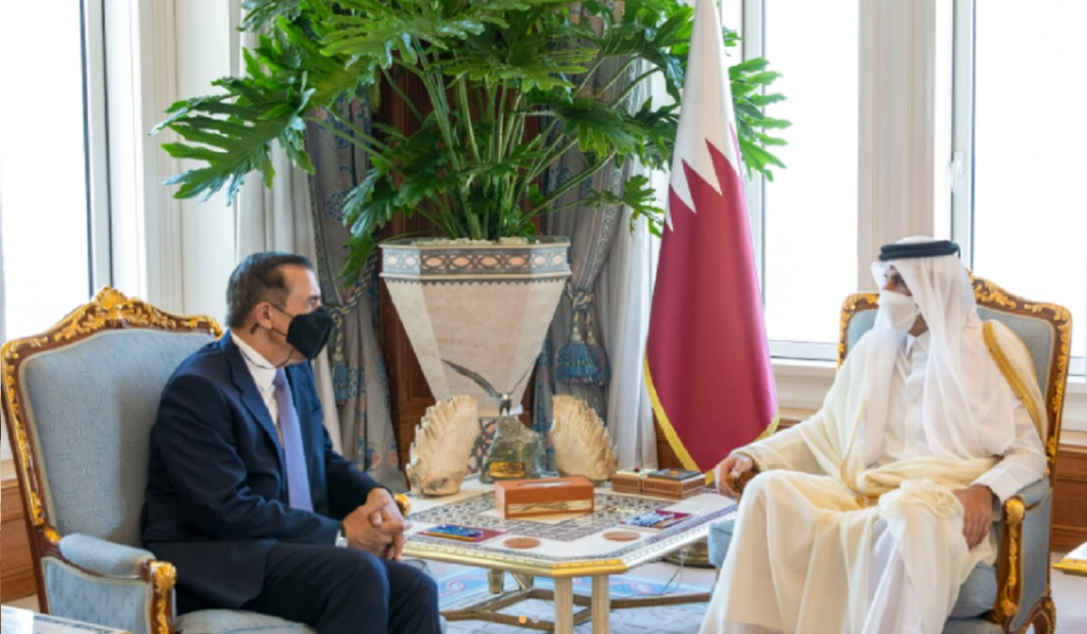 HH The Amir Receives Members of US Congress